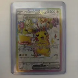 Pokemon Pikachu ex 219/191 Surging Sparks Ultra Rare Near Mint - Image 3