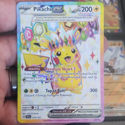 Pikachu ex 219/191 Sv08 Surging Sparks Ultra Rare Full Art Holo Eng 2024 200HP - Image 1