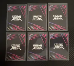 UNION ARENA CCG 100 Girlfriends UE21BT Lot Of 6 SUPER RARE SR Foil Cards ENGLISH - Image 3