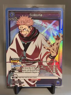 Sukuna (048) UE03BT/JJK-1-048 SR UE03BT: Jujutsu Kaisen Union Arena Foil LP - Image 1