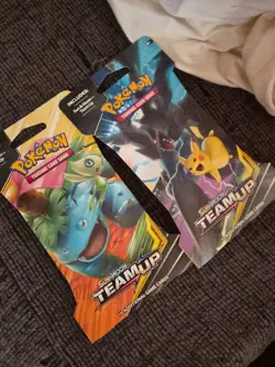 Pokemon Sun & Moon Team up sleeved booster Packs 820650804878 - Image 1