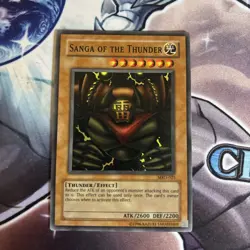(EF) Yugioh Sanga of the Thunder MRD-E025 Unlimited Super Rare Holo - VLP - Image 1