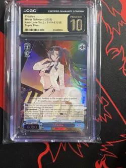 Weiss Schwarz Azur Lane Vol.2 Chkalov Super Rare S119-E125S CGC 10 2025 - Image 1
