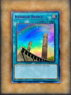 Yugioh Rainbow Bridge LDS1-EN111 Ultra Rare 1st Ed PURPLE NM - Image 1