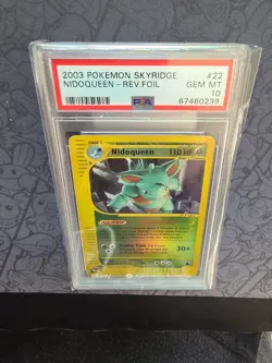 GEM MINT Pokemon: Nidoqueen #22/144 Skyridge 2003 Reverse Foil RARE - PSA 10 - Image 4