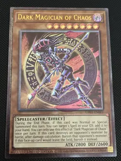 💥 MISPRINT 💥 Dark Magician of Chaos (UTR) UP01-EN001 Ultimate Rare Limited NM - Image 1