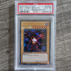 Konami Yu-Gi-Oh! Red-Eyes B. Dragon LC01-EN006 Ultra Rare Holo PSA 10 - Image 1