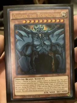 Egyptian Gods Set (Slifer, Obelisk, Ra) Yugi's Legendary Decks 1st Edition UR - Image 2