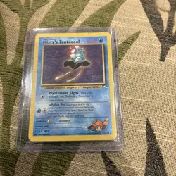 Pokemon Card - Misty's Tentacool - Gym Heroes - Non-Holo Rare - 32/132 - LP/MP - Image 1
