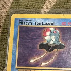 Pokemon Card - Misty's Tentacool - Gym Heroes - Non-Holo Rare - 32/132 - LP/MP - Image 5