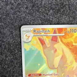 Pokemon TCG Rapidash Illustration Rare Full Art Holo Destined Rivals 189/182 EN - Image 2