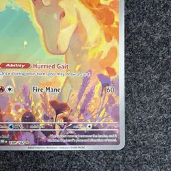 Pokemon TCG Rapidash Illustration Rare Full Art Holo Destined Rivals 189/182 EN - Image 4