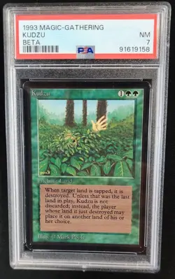PSA 7 NM Kudzu Beta MTG Magic Graded Card - Image 1