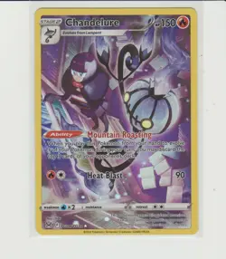 Chandelure Full Art Ultra Rare Pokemon Card Lost Origin TG04/TG30 - Image 1