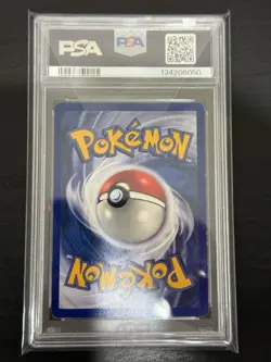 Pokemon Pikachu TCG Base Set Shadowless Common Card 58/102 Red Cheeks PSA 4 - Image 2