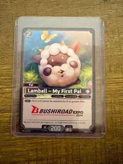 Anime Expo 2026 Palworld Lamball Promo Card Game English Version Exclusive - Image 1
