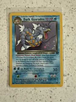 Dark Gyarados 8/82 Dark Raichu 83/82 Team Rocket Holo Pokemon Cards - Image 4