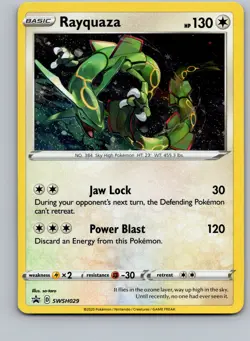 Pokemon Rayquaza SWSH: Sword & Shield Promo Cards #SWSH029 NM - Image 1