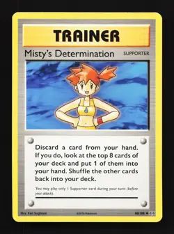 Misty's Determination 80/108 Evolutions LP Pokemon Card TCG - Image 1