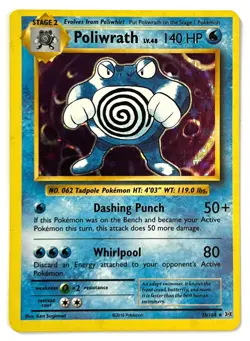 Poliwrath 25/108 Holo Rare Pokemon Card 2016 XY Evolutions LP - Image 1
