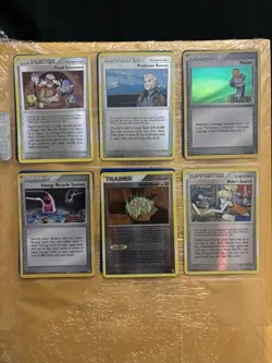 Pokemon TCG Reverse Holo Trainer/Supporter Card Lot 11 2007 English Sets - Image 1