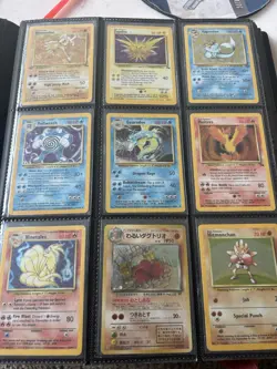 Pokemon TCG Binder Lot 164 Cards 1999 Base/Jungle/Fossil Holo Full Art - Image 1