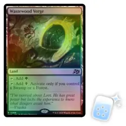 FOIL WASTEWOOD VERGE Aetherdrift DFT Magic MTG MINT CARD - Image 1