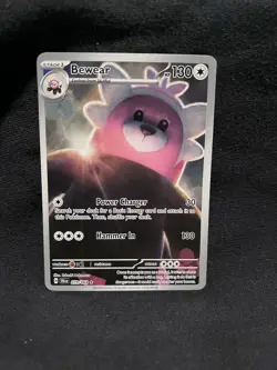 Pokemon TCG Bewear Illustration Rare Holo Card 079/064 Shrouded Fable - Image 1