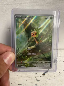 Chespin Pokemon Card Chaos Rising 87/86 Mint - Image 2