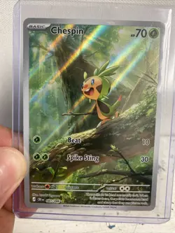 Chespin Pokemon Card Chaos Rising 87/86 Mint - Image 3