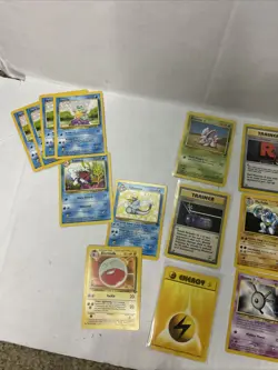 1999-2000s MASSIVE Pokemon Card Lot Of 130+ Cards Base Set 2 Machoke Squirtle ++ - Image 2