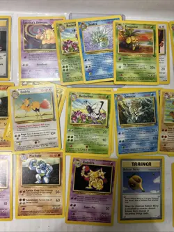 1999-2000s MASSIVE Pokemon Card Lot Of 130+ Cards Base Set 2 Machoke Squirtle ++ - Image 4