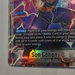 Bandai Dragon Ball Super Card Game Son Gohan: SH SCR* Foil FB07-121 60000HP - Image 4