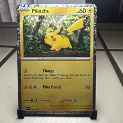 Pokemon Pikachu TCG Card 002/015 McDonald's 2024 Promo Holo NM - Image 1