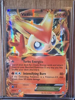Pokemon Victini EX Ultra Rare Holo Plasma Storm 18/135 110 HP Card - Image 1