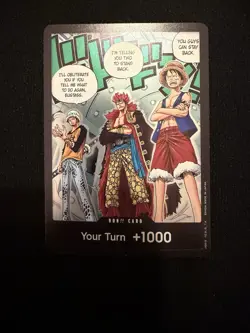 DON!! Card (Trafalgar Law, Eustass Kid and Monkey.D.500 Years in the Future Foil - Image 1