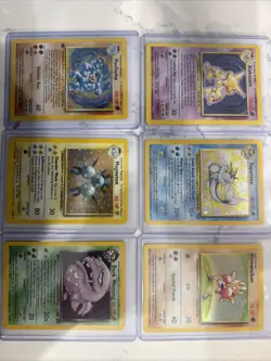 Vintage Pokemon Holo Card Lot Base Set, Fossil, Jungle, 1st Edition Machamp - Image 1