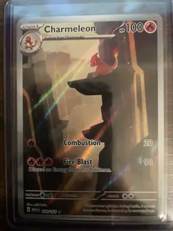 Pokemon TCG Charmeleon Scarlet Violet-151 Illustration Rare Card 169/165 - Image 1