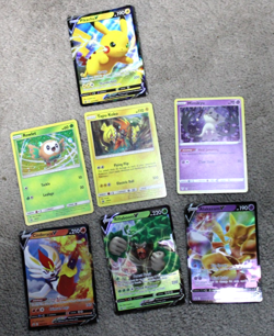 Pokemon Card Lot of 7 cards Pikachu V, Mimikyu Promo, Tapu Koko Promo NM/MINT! - Image 1