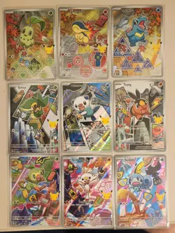 Pokemon First Partner Illustration Collection Series 2 Complete Set 9 Cards - Image 1