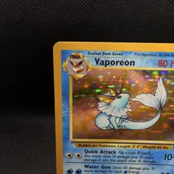 Vaporeon 12/64 Jungle Unlimited Holo Rare Pokemon Card LP But Beautiful - Image 4