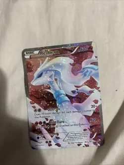 Reshiram (Full Art) Rc22/Rc25 Legendary Treasures: Radiant Collection Holo NM - Image 1