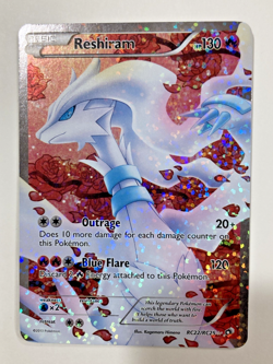 Reshiram (Full Art) RC22/RC25 Legendary Treasures: Radiant Collection Holo NM - Image 1