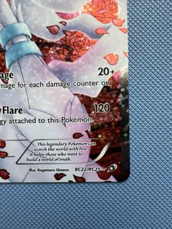 Reshiram (Full Art) RC22/RC25 Legendary Treasures: Radiant Collection Holo NM - Image 5