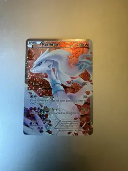 Reshiram (Full Art) Rc22/Rc25 Legendary Treasures: Radiant Collection Holo NM - Image 1