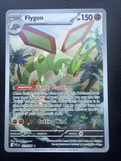 Flygon 101/094 Illustration Rare Pokemon Tcg Me02: Phantasmal Flames Mint - Image 1