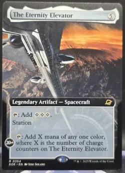 The Eternity Elevator #354 Edge of Eternities Borderless Regular Rare - Image 1