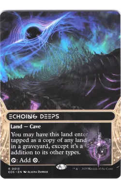Echoing Deeps #13 Edge of Eternities Borderless Regular Rare - Image 1