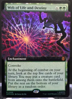 Web of Life and Destiny #268 Spider-Man Extended Art Foil Mythic - Image 1