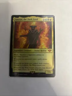 Magic: The Gathering Sauron, the Dark Lord Foil Mtg Lotr - Image 1